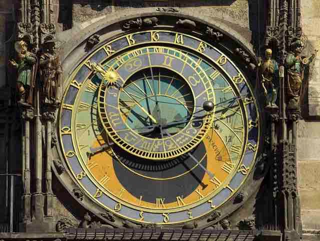 El reloj astronómico de Praga